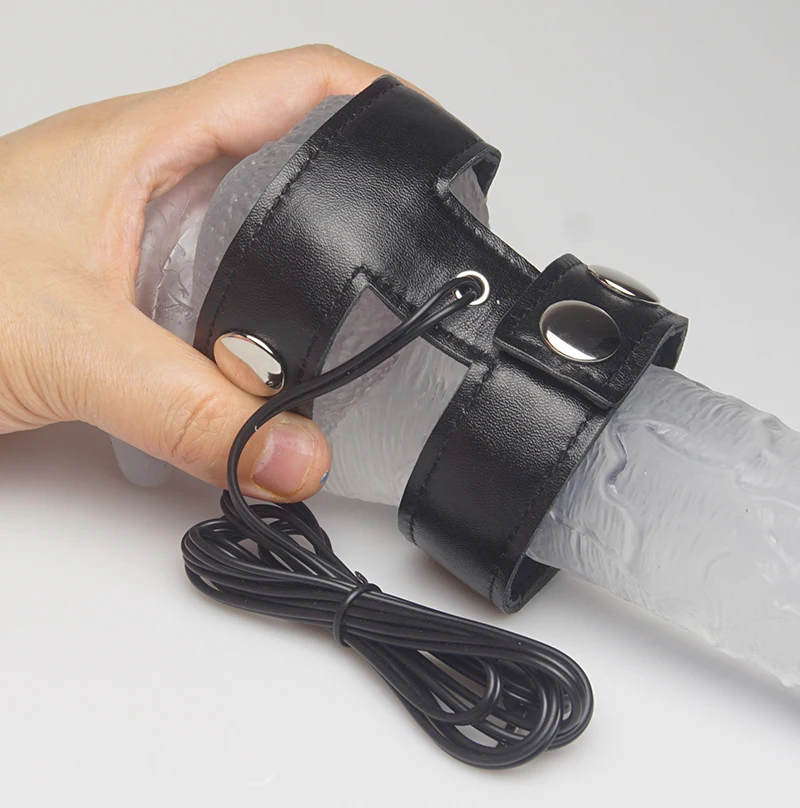 E stim Toys for Men,Electrostimulator Cock Penis Ring Cockring,Bdsm Electro Sex Chastity Cage,Electric Shock Shocker,Estim