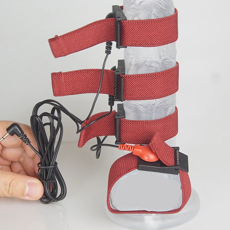 E stim Toys for Men,Electrostimulator Cock Penis Ring Cockring,Bdsm Electro Sex Chastity Cage,Electric Shock Shocker,Estim