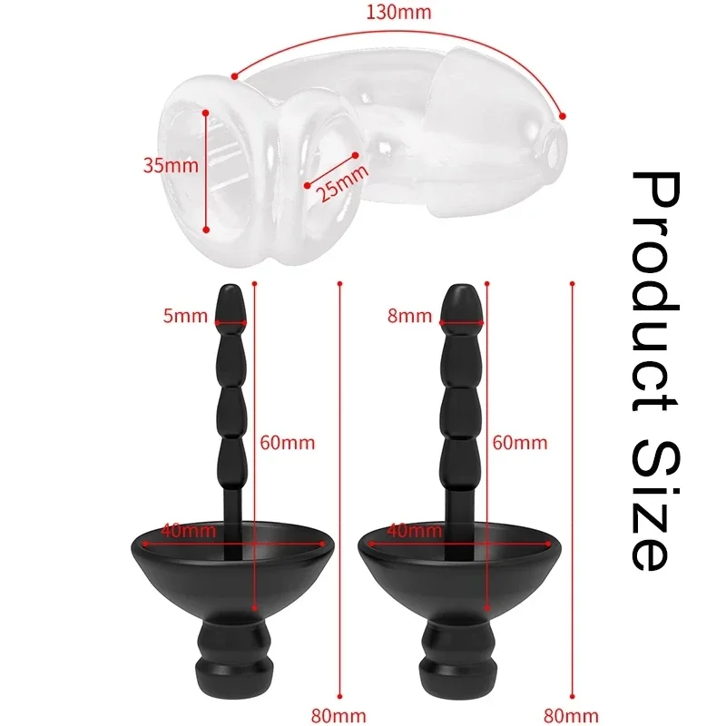 Electric Shock Bdsm Cock Sheath Ball Stretcher E-stim Penis Ring,Glans Testicle Loops Massage Electro Sex Toy for Men,Host,Cable