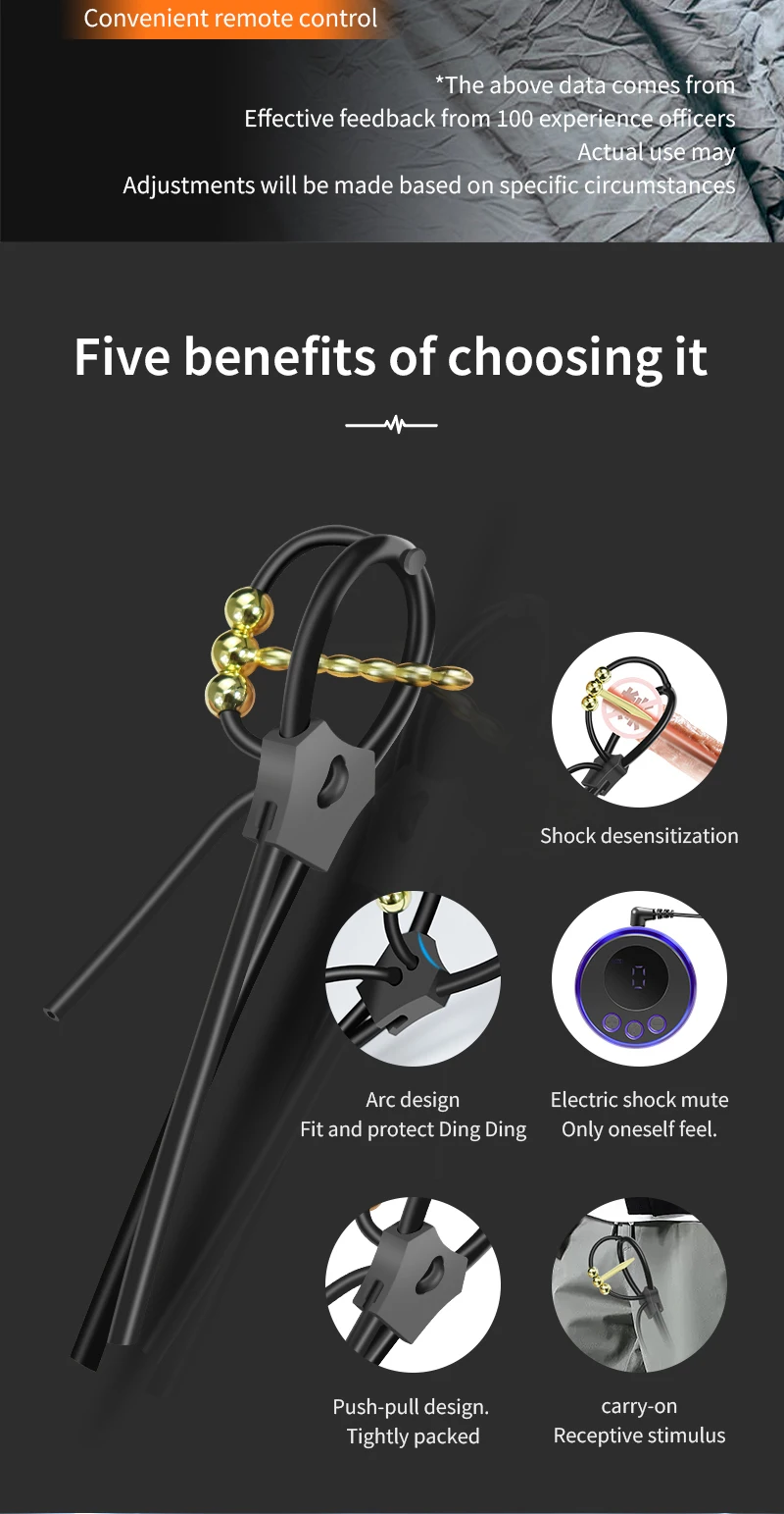E stim Urethra Toys for Men,Electrostimulation Cock Ring,Estim Urethral Sounding Penis Plug,BDSM Electro Sex Shock Glans Trainer
