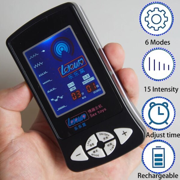 Penis Electric Stimulation,Electrostimulator Electrosex,Electro Shock Shocker Anal Butt Plug,BDSM Sex Toys for Men, E stim Estim