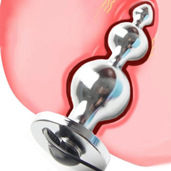 Penis Electric Stimulation,Electrostimulator Electrosex,Electro Shock Shocker Anal Butt Plug,BDSM Sex Toys for Men, E stim Estim