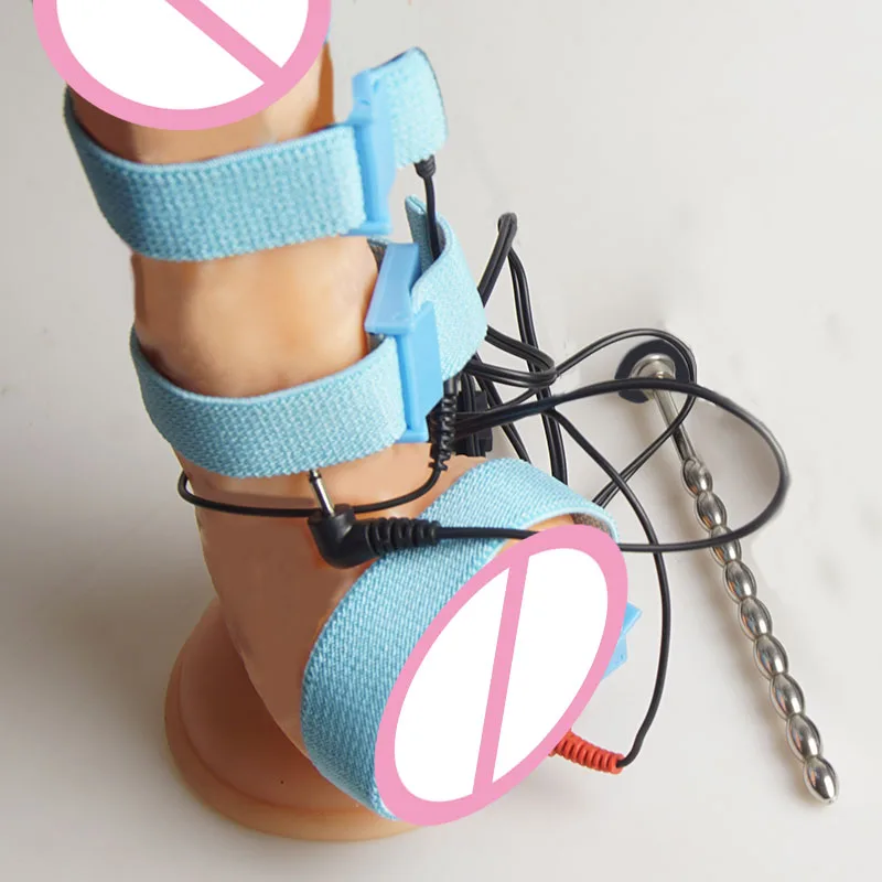 Penis Electric Stimulation,Electrostimulator Electrosex,Electro Shock Shocker Anal Butt Plug,BDSM Sex Toys for Men, E stim Estim