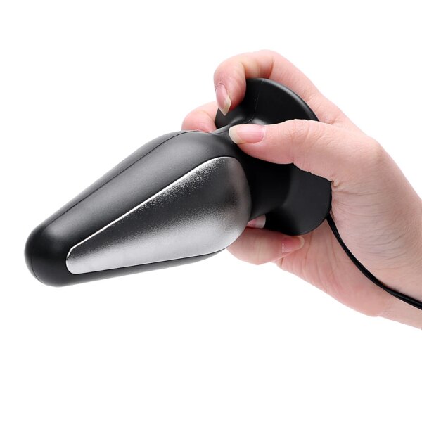 Electro Shock Anal Vaginal Plug Jump Egg Dildo Butt Plug Stimulator E-Stim Prostate Massager Electricity Accessory BDSM Sex Toy