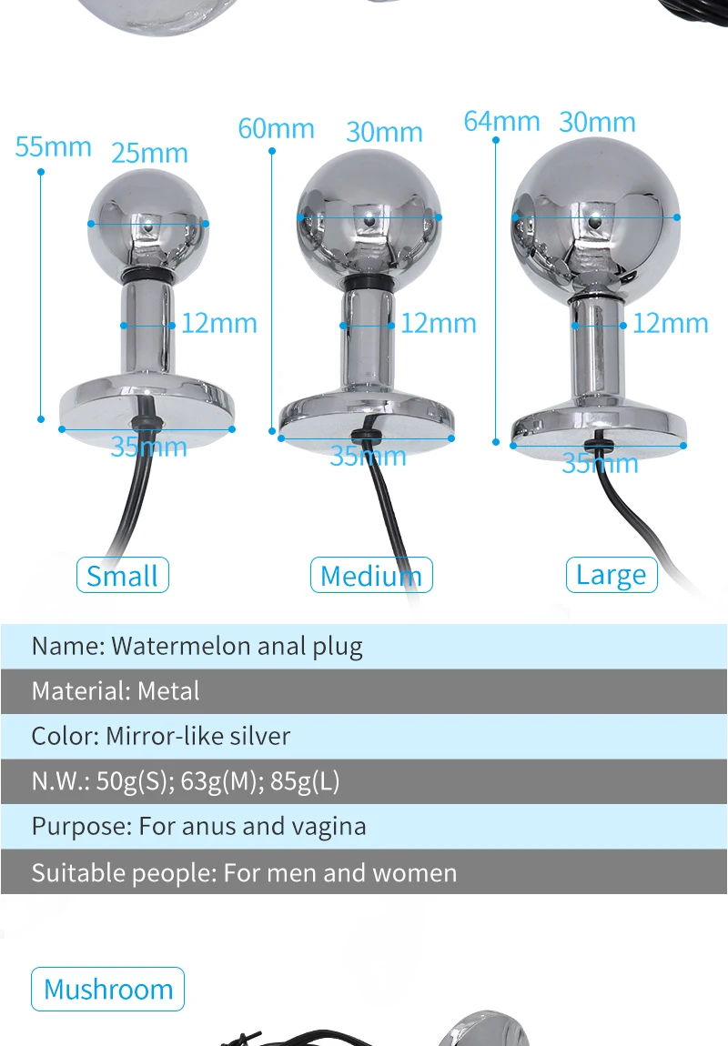 Electro Stimulation Anal Sex Toys Electric Shock Bdsm E-Stim Anal/Butt Plug/Sex Kit/Buttplug Prostate Massager Electro Stimulation Anal Sex Toys Electric Shock Bdsm E-Stim Anal/Butt Plug/Sex Kit/Buttplug Prostate Massager