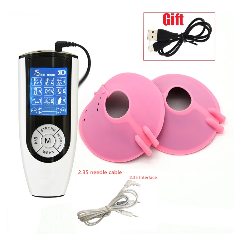 BDSM Bondage Electric Shock Nipple Sucker Clamp Electro Stim Sex Nipple Paste Pads Breast Stimulate Massage Pads Woman Sex Toys