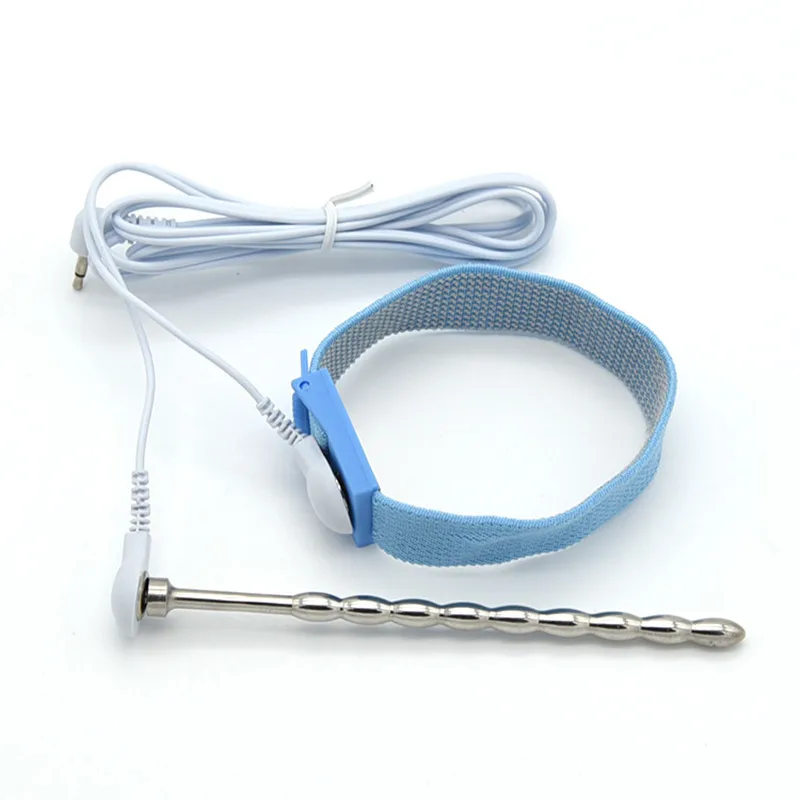 Electric Stimulation Urethral Sound Catheter Dilator Electro Shock Penis Plug Cock Ring E-Stim Bdsm Sex Toy For Men Masturbation