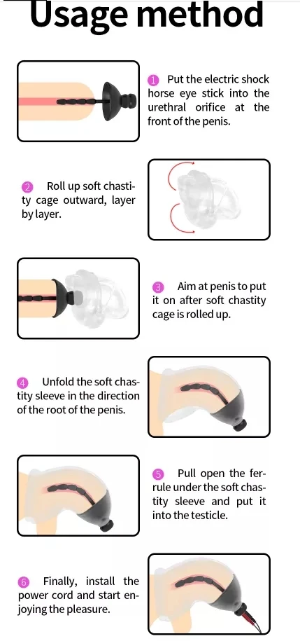 Electric Stimulation Urethral Sound Catheter Dilator Electro Shock Penis Plug Cock Ring E-Stim Bdsm Sex Toy For Men Masturbation