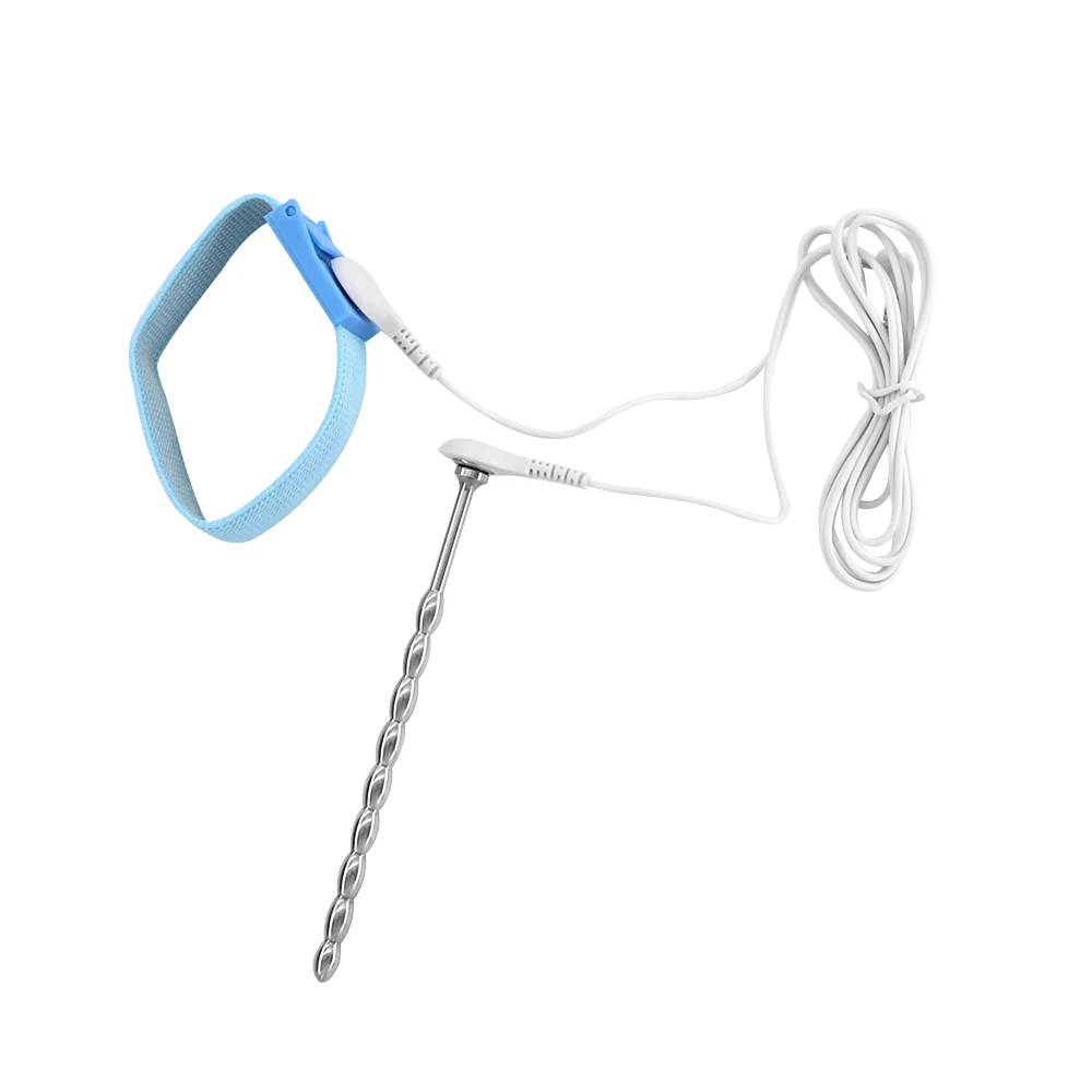 Electric Stimulation Urethral Sound Catheter Dilator Electro Shock Penis Plug Cock Ring E-Stim Bdsm Sex Toy For Men Masturbation