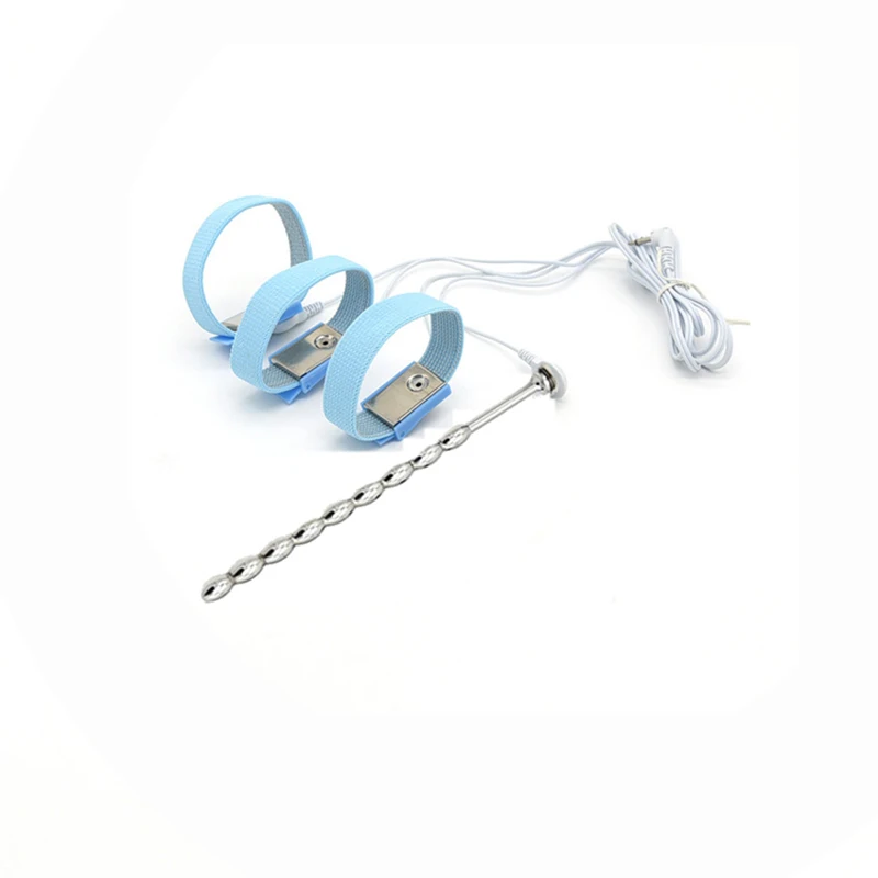 Electric Stimulation Urethral Sound Catheter Dilator Electro Shock Penis Plug Cock Ring E-Stim Bdsm Sex Toy For Men Masturbation