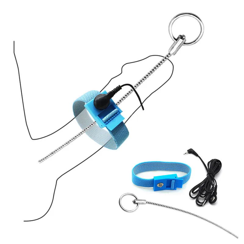 Electric Stimulation Urethral Sound Catheter Dilator Electro Shock Penis Plug Cock Ring E-Stim Bdsm Sex Toy For Men Masturbation