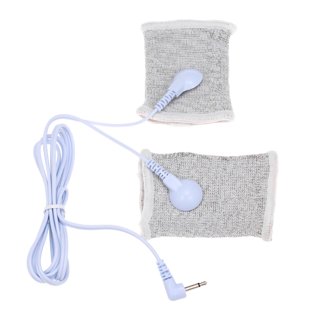 USB Charge Electro Shock Penis Ring Conductive Fibers Loops E-stim Cock Massage Extender SM Electric Play Sex Tool For Men Gay