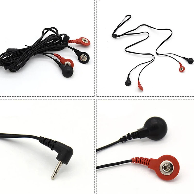 USB Charge Electro Shock Penis Ring Conductive Fibers Loops E-stim Cock Massage Extender SM Electric Play Sex Tool For Men Gay