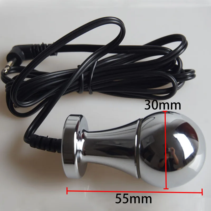 Estim E-stim Anal Butt Plug Egg,Electro Shock BDSM Glan Trainer Sounding,Electric Shocker Penis Cock Ring,Electrosex Sex Toys