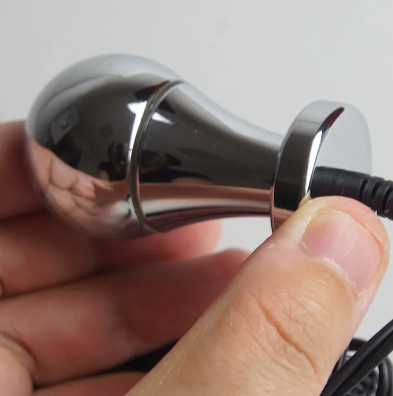 Estim E-stim Anal Butt Plug Egg,Electro Shock BDSM Glan Trainer Sounding,Electric Shocker Penis Cock Ring,Electrosex Sex Toys