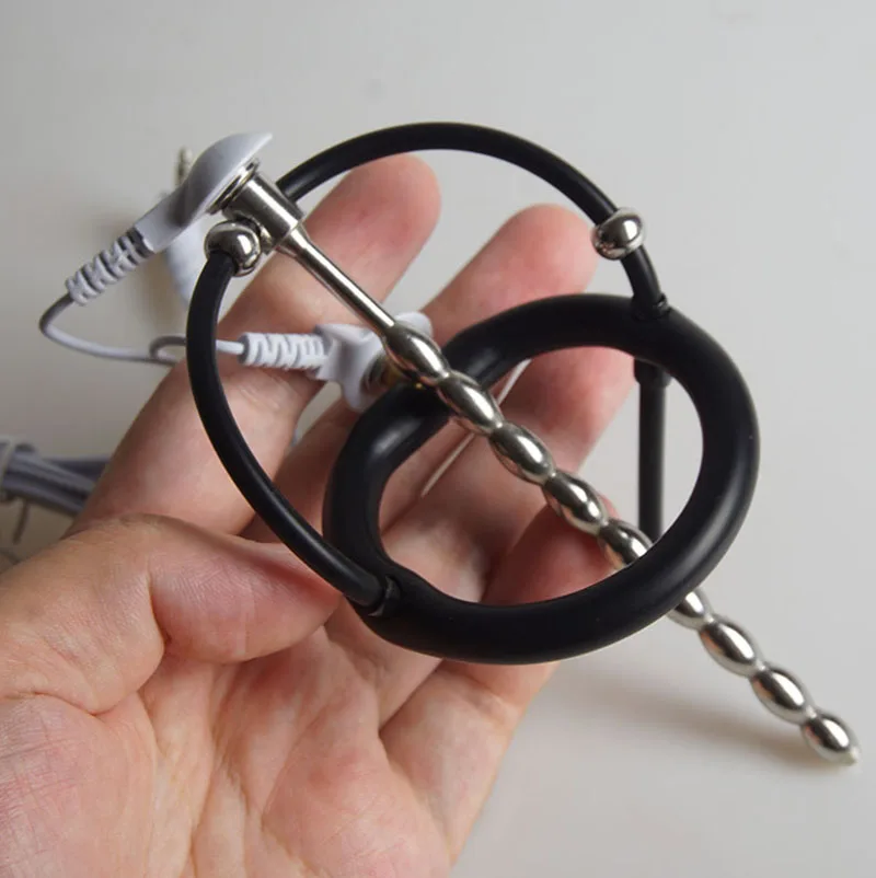 Estim E-stim Anal Butt Plug Egg,Electro Shock BDSM Glan Trainer Sounding,Electric Shocker Penis Cock Ring,Electrosex Sex Toys