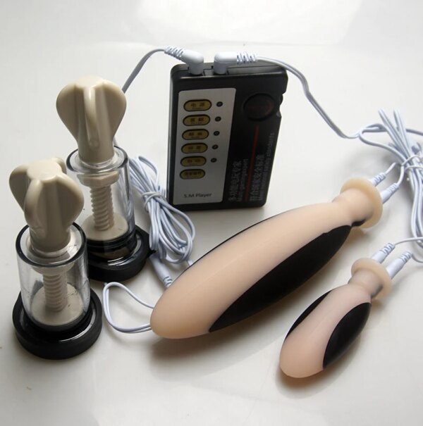 E stim Electrostimulation Estim Anal Butt Plug Dildo,,Bdsm Electro Shock Nipple Sucker,Electric Sex,E-stim,Electrostimulator