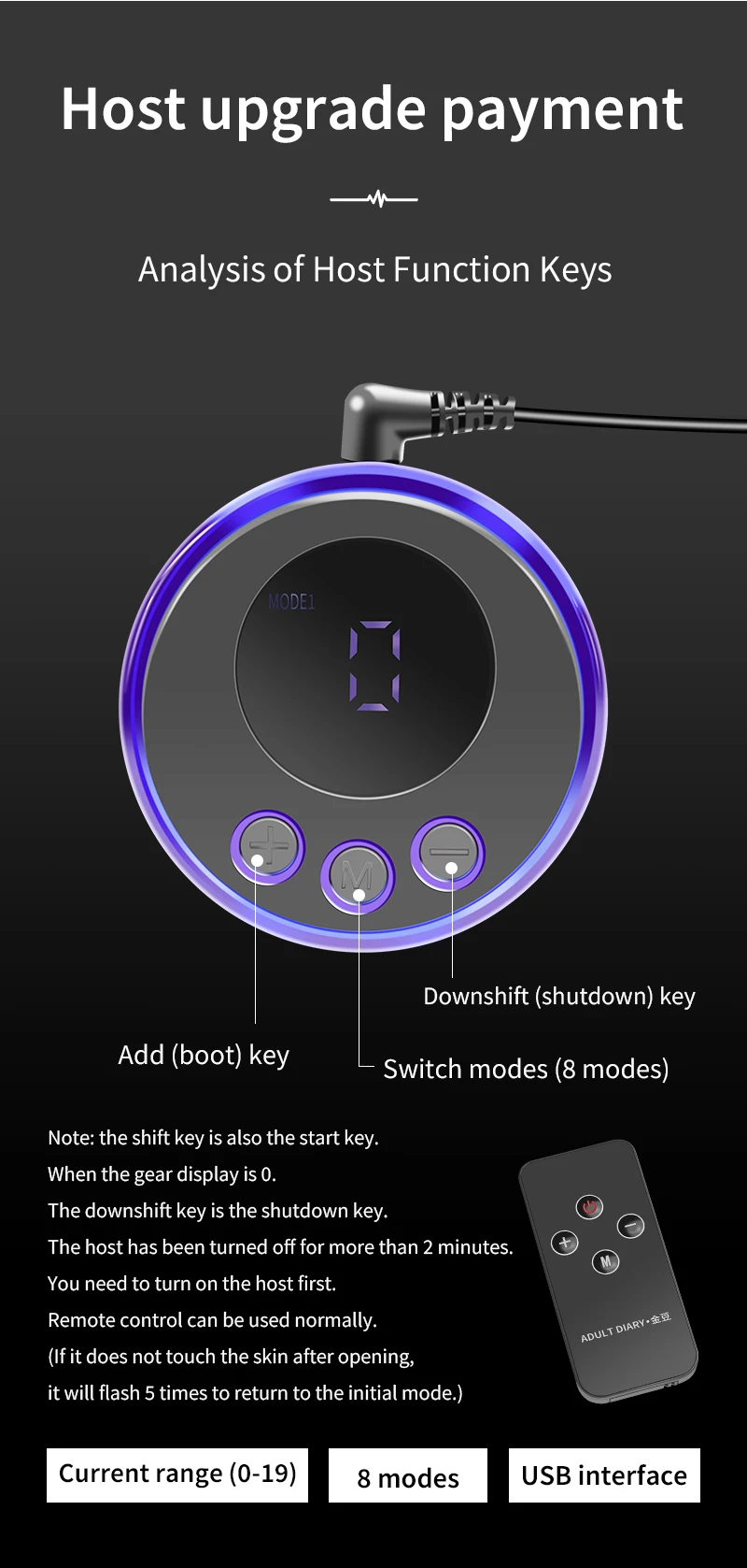 Electric Shock Butt​ Plug,Bdsm Electro Anal Sex Toy,Electrostimulation Electrosex Prostate Massager,E stim Estim Metal Anal Plug