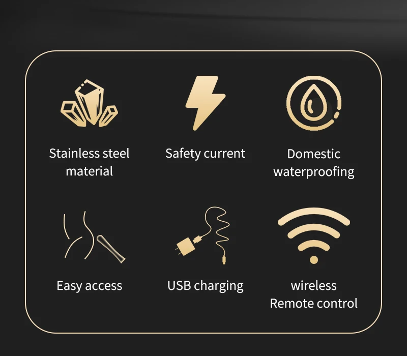 Electric Shock Butt​ Plug,Bdsm Electro Anal Sex Toy,Electrostimulation Electrosex Prostate Massager,E stim Estim Metal Anal Plug