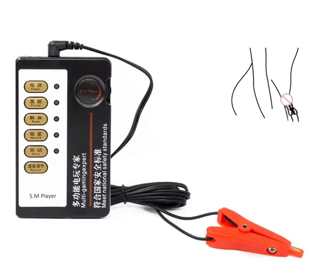 Adults Electric Shock Nipple Clamps Electrical Stimulator Electro Labia Clip Clitoris Massager E-stim Slave Sex Toys for Women