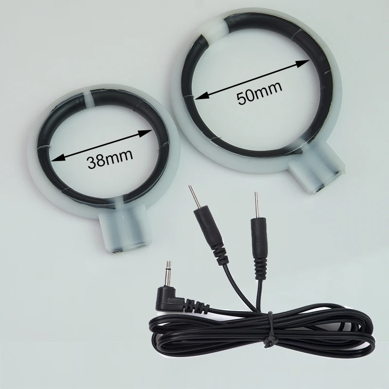 Electro Stimulation Therapy Massager Cock Ring Penis Sleeve,E-stim Urethral Chastity Catheter Sound Dilator,BDSM Sex Toys