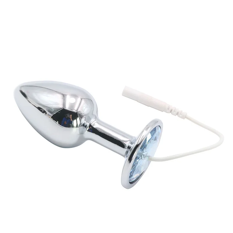 Metal Penis Lock Electric Shock Male Cock Cage Cock Ring Anal Butt Plug Bird Restraint Electro Stim SM Sex Toys for Men Metal Penis Lock Electric Shock Male Cock Cage Cock Ring Anal Butt Plug Bird Restraint Electro Stim SM Sex Toys for Men