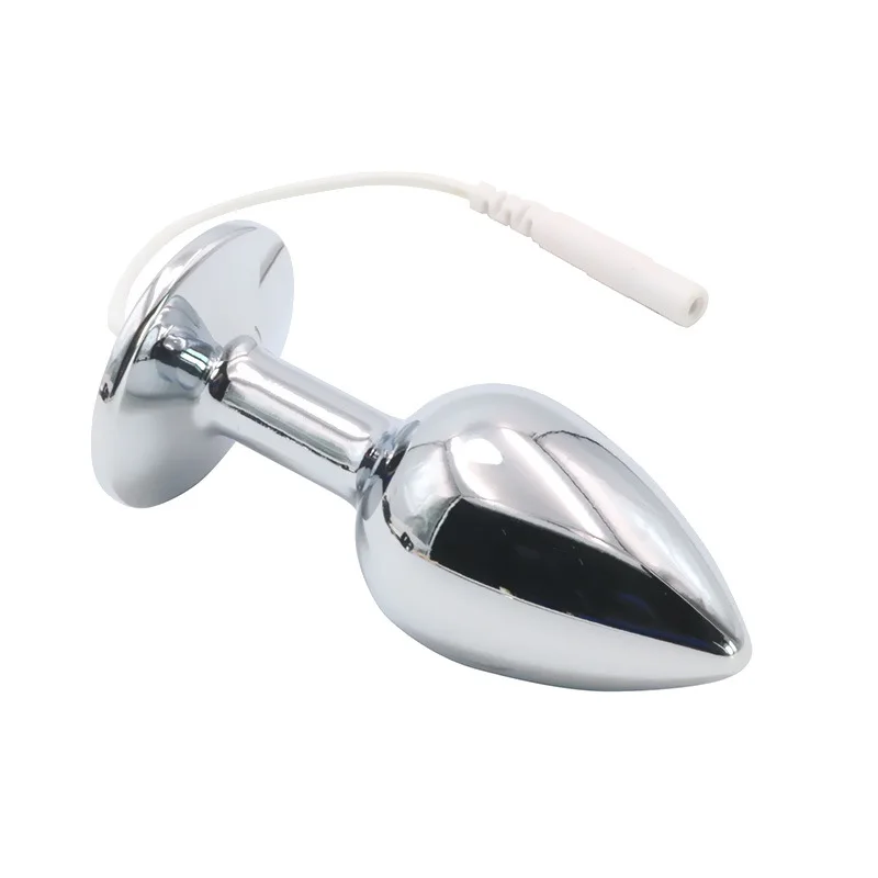 Metal Penis Lock Electric Shock Male Cock Cage Cock Ring Anal Butt Plug Bird Restraint Electro Stim SM Sex Toys for Men Metal Penis Lock Electric Shock Male Cock Cage Cock Ring Anal Butt Plug Bird Restraint Electro Stim SM Sex Toys for Men