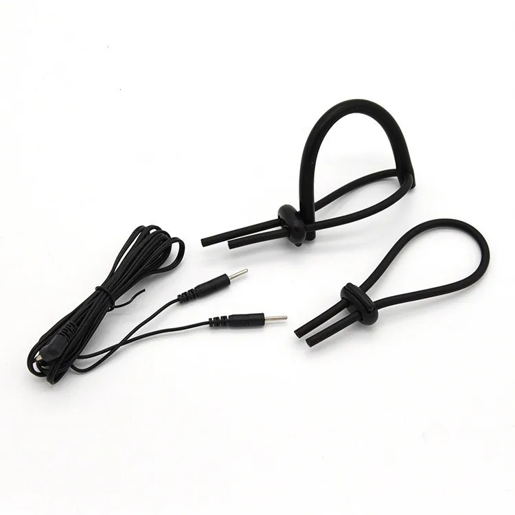Various Electro Shock Penis Ring,Men Electric Stimulate Urethra Prostate Massage,E-stim Chastity Cage,Cock Extender,Bdsm Sex Toy