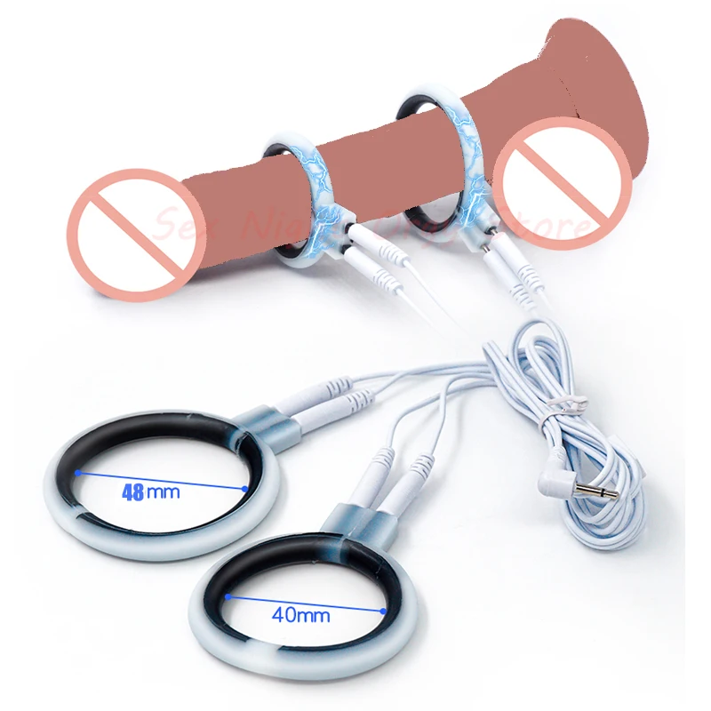 Various Electro Shock Penis Ring,Men Electric Stimulate Urethra Prostate Massage,E-stim Chastity Cage,Cock Extender,Bdsm Sex Toy