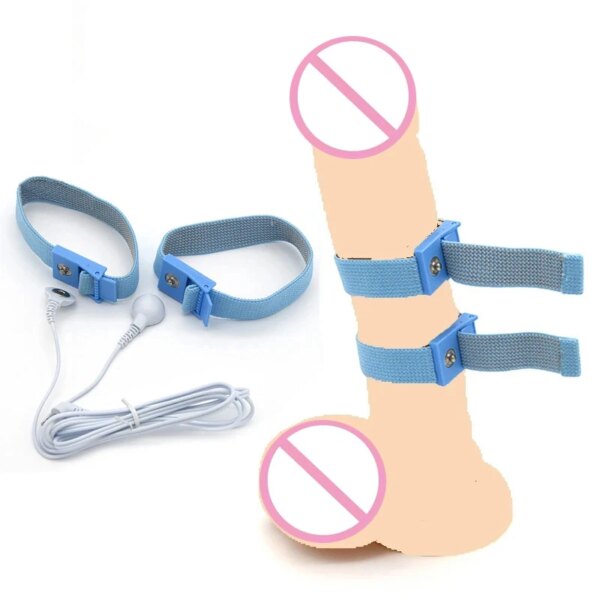 Various Electro Shock Penis Ring,Men Electric Stimulate Urethra Prostate Massage,E-stim Chastity Cage,Cock Extender,Bdsm Sex Toy