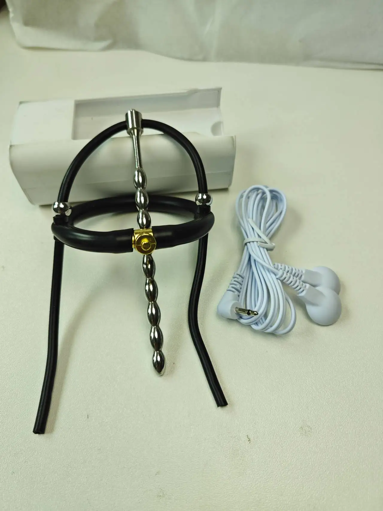 Various Electro Shock Penis Ring,Men Electric Stimulate Urethra Prostate Massage,E-stim Chastity Cage,Cock Extender,Bdsm Sex Toy