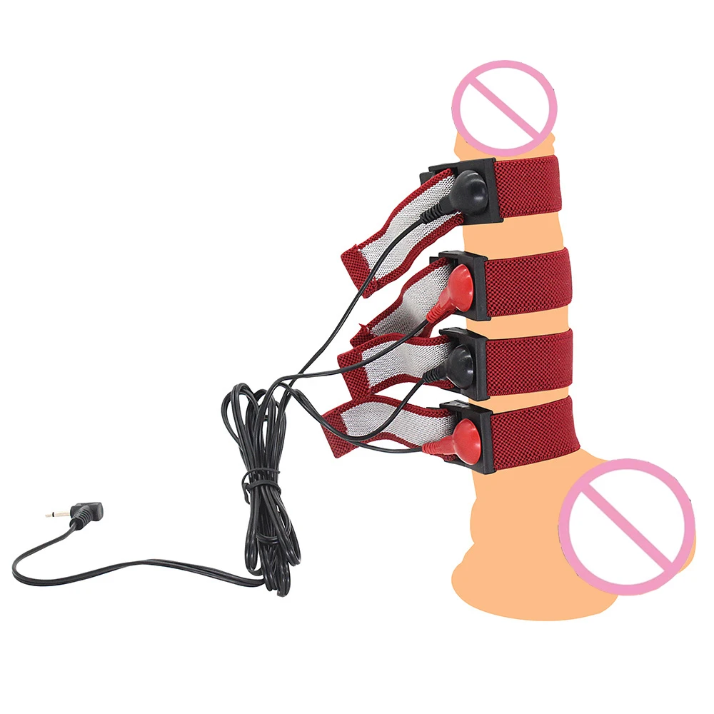 Various Electro Shock Penis Ring,Men Electric Stimulate Urethra Prostate Massage,E-stim Chastity Cage,Cock Extender,Bdsm Sex Toy