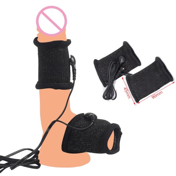 Various Electro Shock Penis Ring,Men Electric Stimulate Urethra Prostate Massage,E-stim Chastity Cage,Cock Extender,Bdsm Sex Toy
