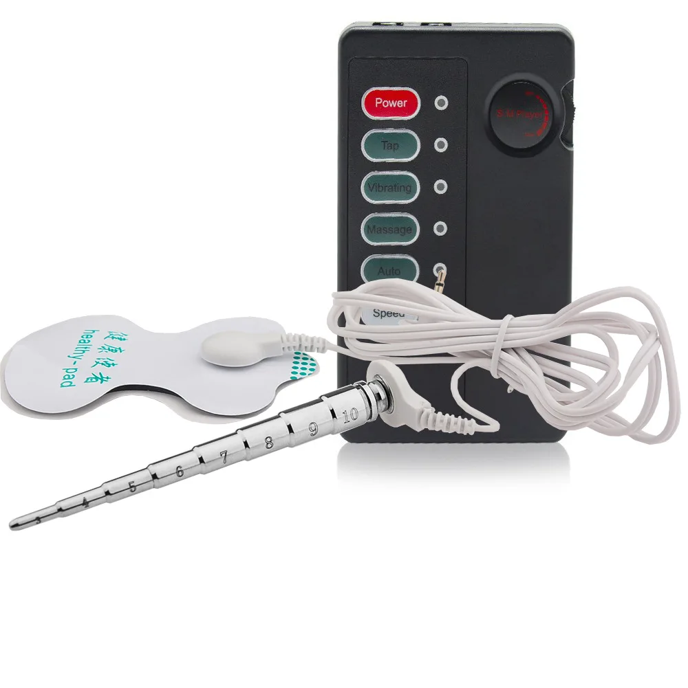 BDSM Electro Sex for Men,Masturbation Electric Shock,Electrosex Penis Ring,Electrostimulation Urethral Toys,E stim Urethra Plugs