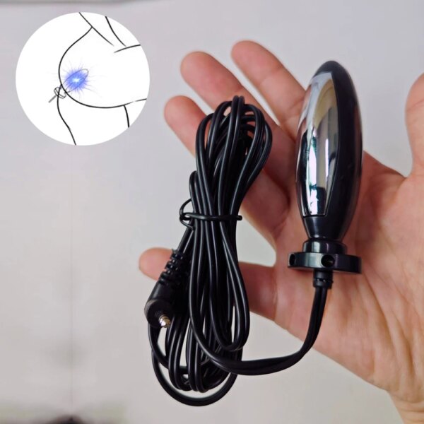 Electro Shock Anal Plug Penis Plug Cock Rings E-stim Ball Stretcher Massage Pad Nipple Clamps For Men Electric Stimulate Sex Toy