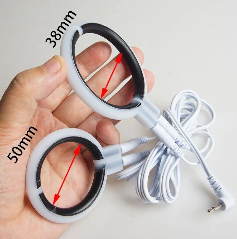 BDSM Electric Penis Cock Ring,Electro Shocker Cockring Sex Toys,Estim E stim E-stim,Electrostimulator Electrosex Electroshock