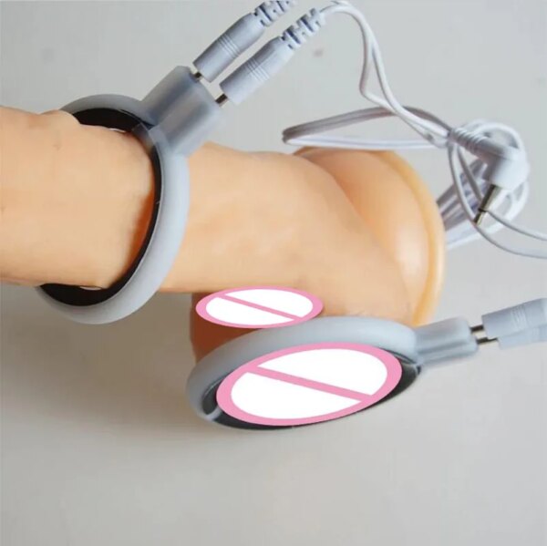 BDSM Electric Penis Cock Ring,Electro Shocker Cockring Sex Toys,Estim E stim E-stim,Electrostimulator Electrosex Electroshock