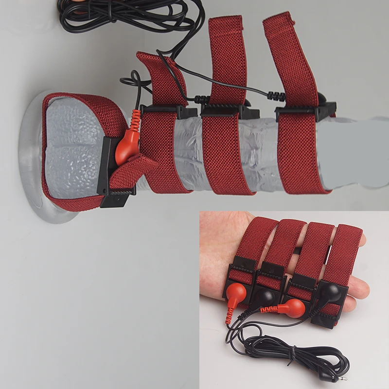 Electric Sex for Men Penis Cock Ring,E stim E-stim Estim Cockring,BDSM Electro Shock Glans Trainer,Electrosex Electrostimulation