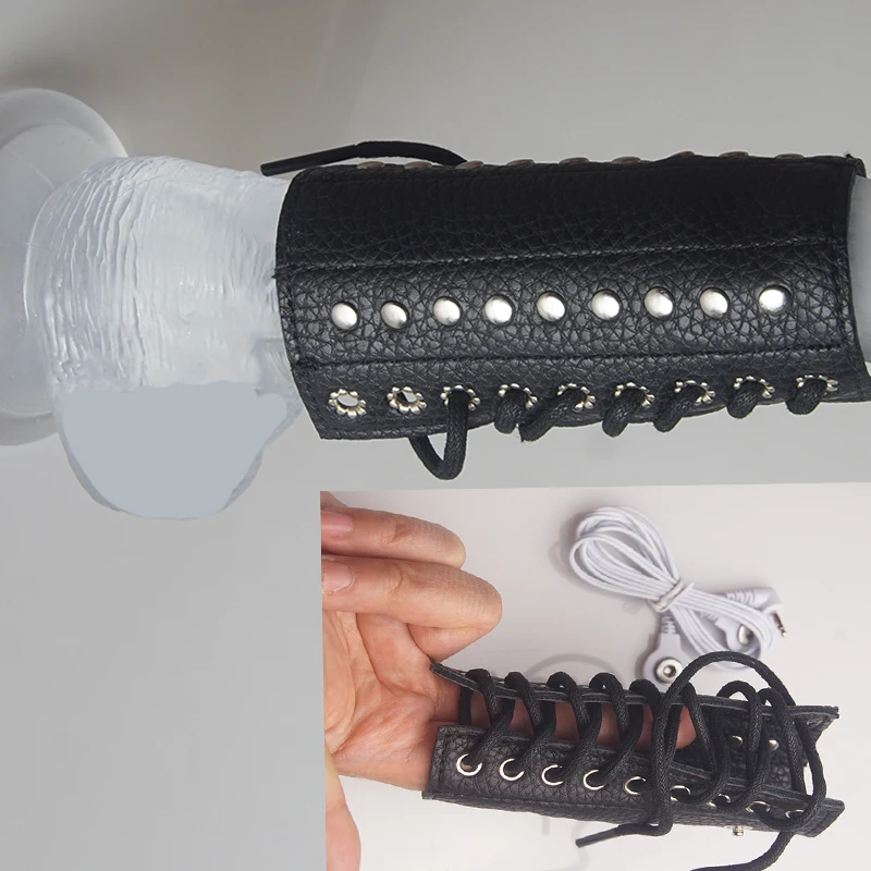 Electric Sex for Men Penis Cock Ring,E stim E-stim Estim Cockring,BDSM Electro Shock Glans Trainer,Electrosex Electrostimulation