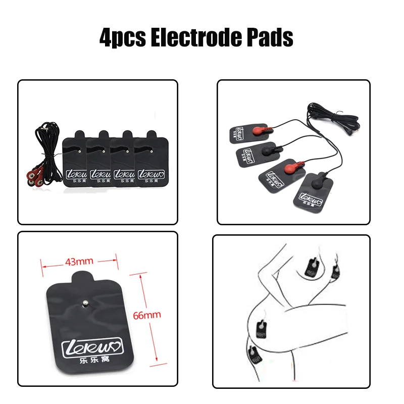 Taser Electro Shock Sex Accessorry E-stim Penis/Glans/Anal/Clit/Vagina/Labia/Nipple Electric Masturbation Products For Women Men