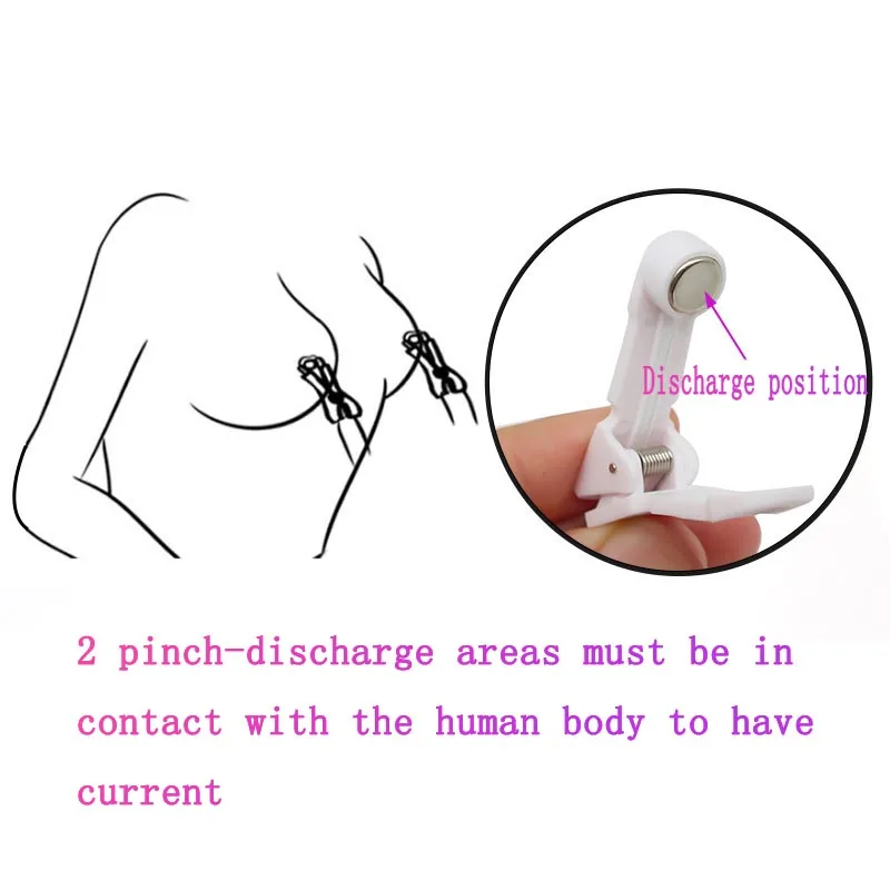 Taser Electro Shock Sex Accessorry E-stim Penis/Glans/Anal/Clit/Vagina/Labia/Nipple Electric Masturbation Products For Women Men