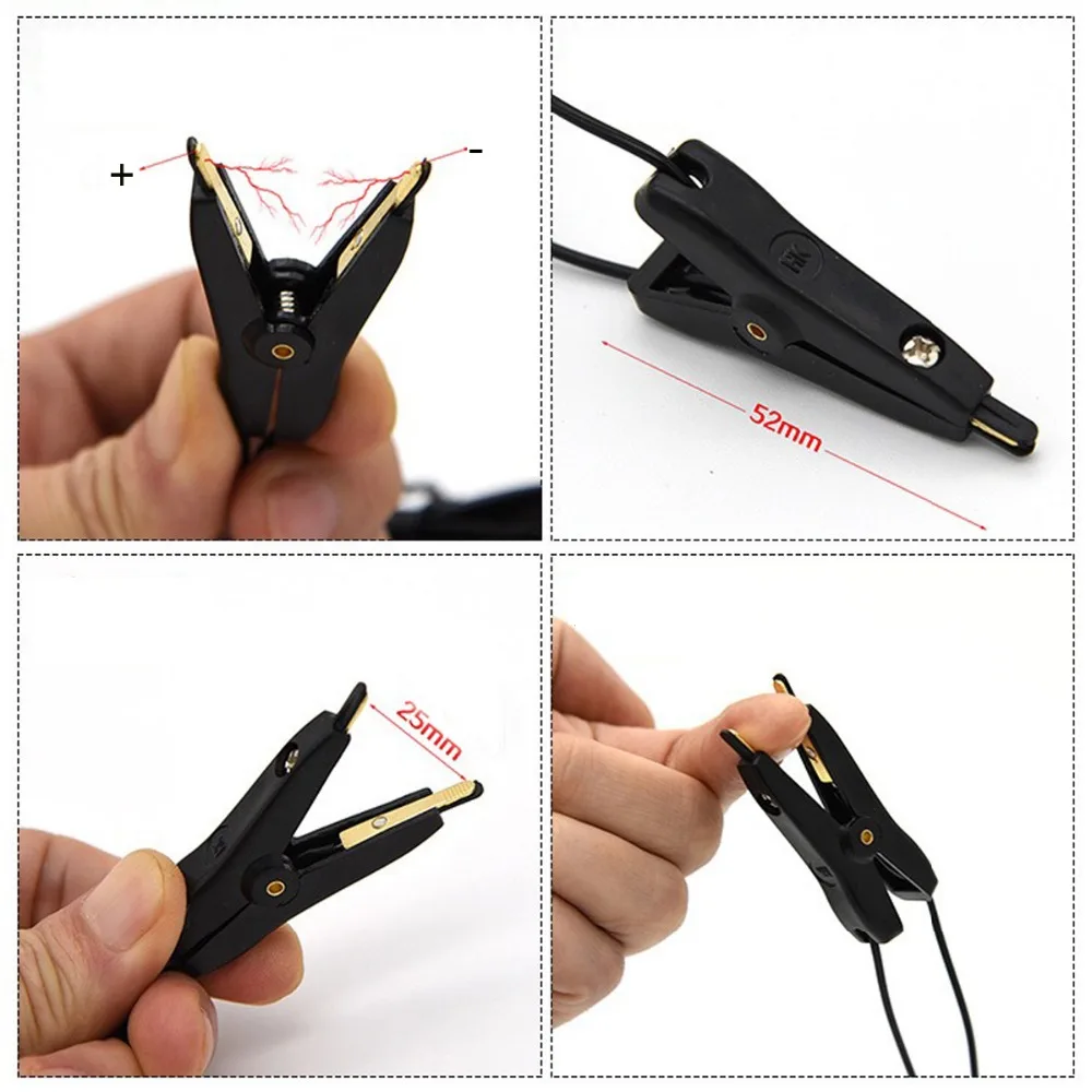 Taser Electro Shock Sex Accessorry E-stim Penis/Glans/Anal/Clit/Vagina/Labia/Nipple Electric Masturbation Products For Women Men