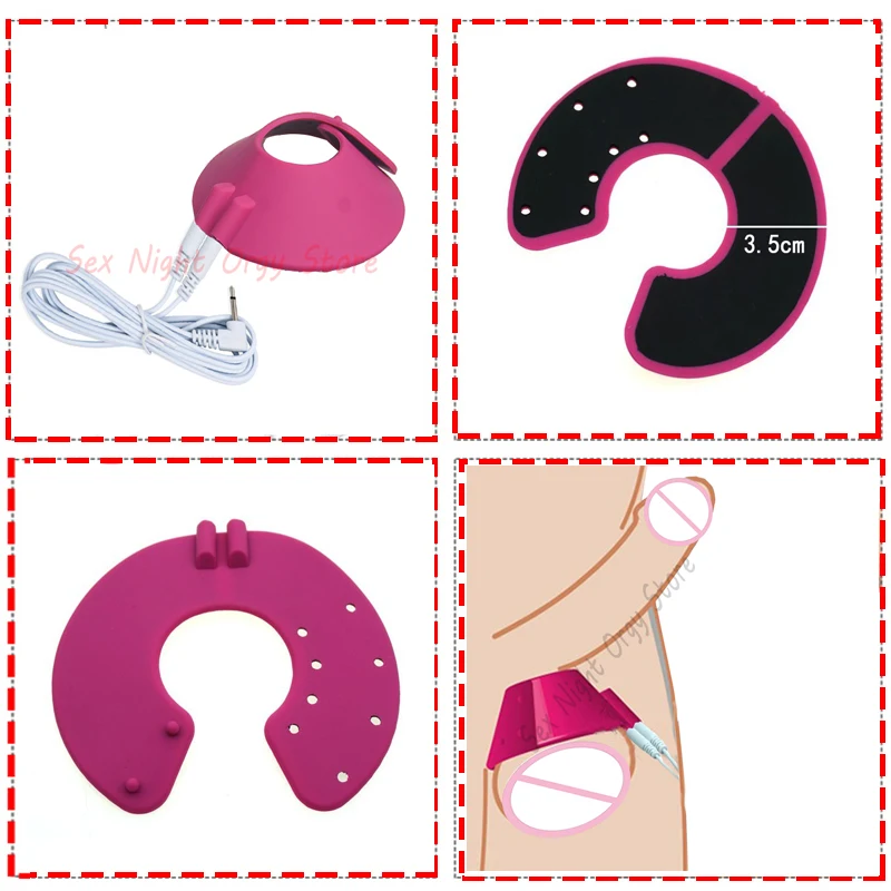 Electro Bdsm Penis Ring Electrostimulator Nipple Clamps,E-stim Chastity Cage Anal Plug,Electric Sex Glans Trainer Urethral Plug