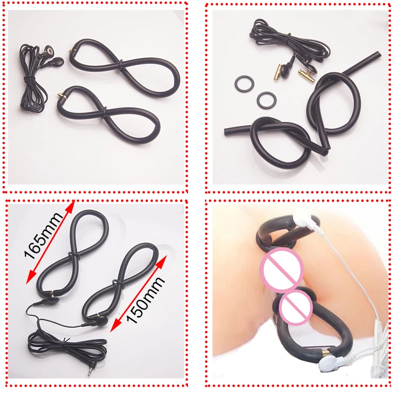 Electro Bdsm Penis Ring Electrostimulator Nipple Clamps,E-stim Chastity Cage Anal Plug,Electric Sex Glans Trainer Urethral Plug