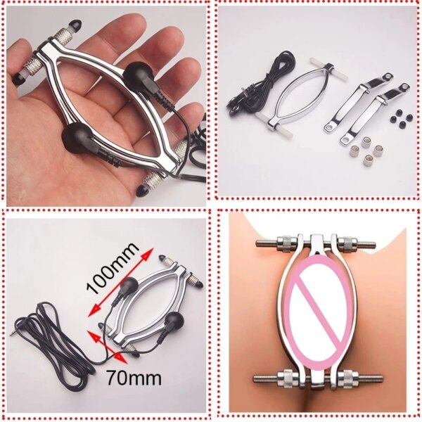 Electro Bdsm Penis Ring Electrostimulator Nipple Clamps,E-stim Chastity Cage Anal Plug,Electric  Sex Glans Trainer Urethral Plug