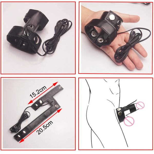 Electro Bdsm Penis Ring Electrostimulator Nipple Clamps,E-stim Chastity Cage Anal Plug,Electric  Sex Glans Trainer Urethral Plug