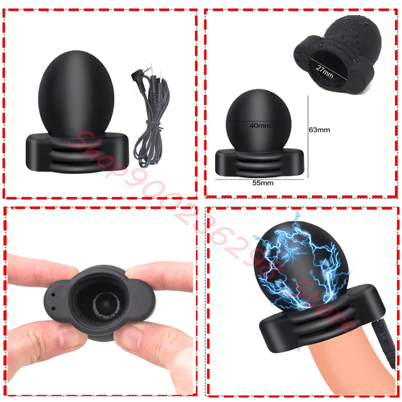 Electro Bdsm Penis Ring Electrostimulator Nipple Clamps,E-stim Chastity Cage Anal Plug,Electric Sex Glans Trainer Urethral Plug