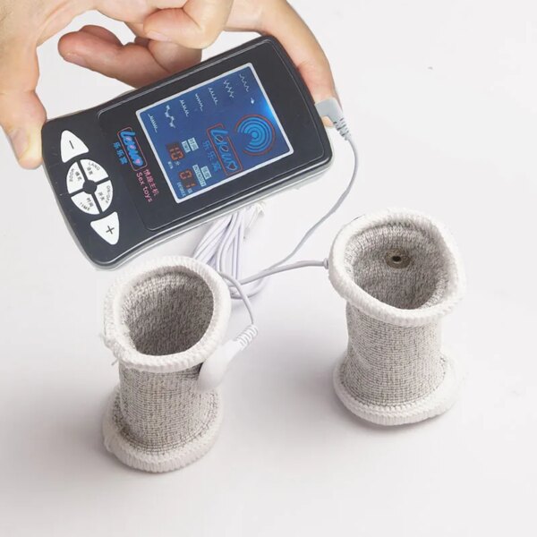 Electric Shocker Sex Toys,BDSM Electro Shock Penis Cock Ring,Electrosex Electrostimulator,e stim Estim for Men,E-stim