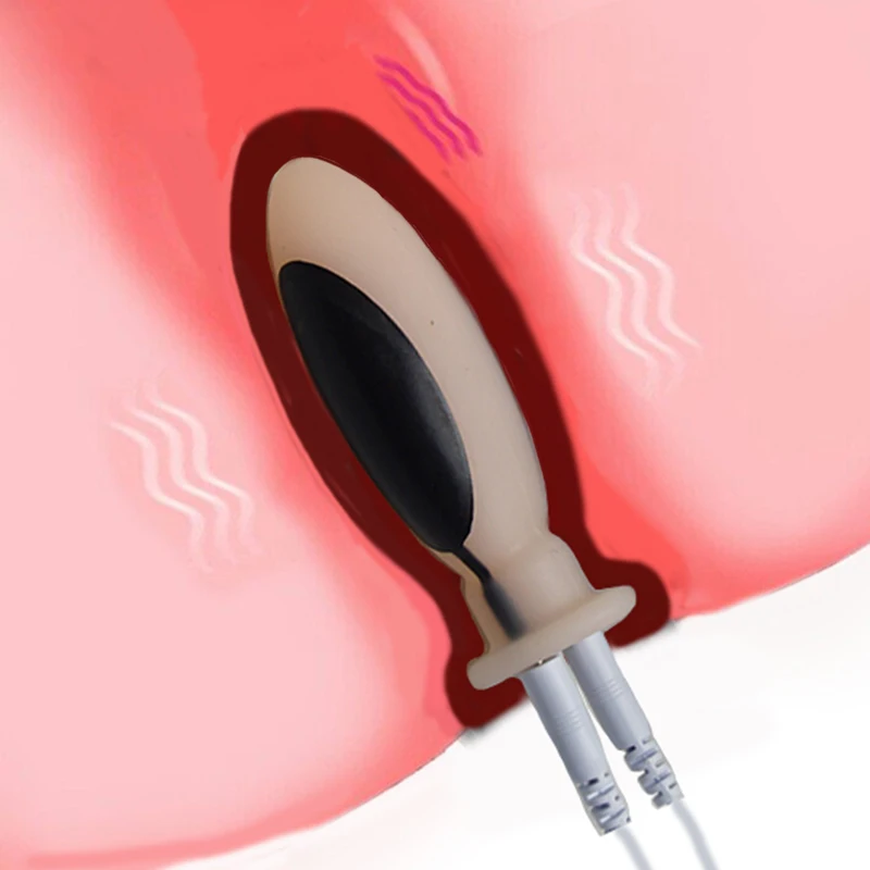 Electro Shock Anal Butt Plug,BDSM Toys,Electric Sex Cock Ring,Electrostimulation Electrostimulator,E stim Estim Stimulation