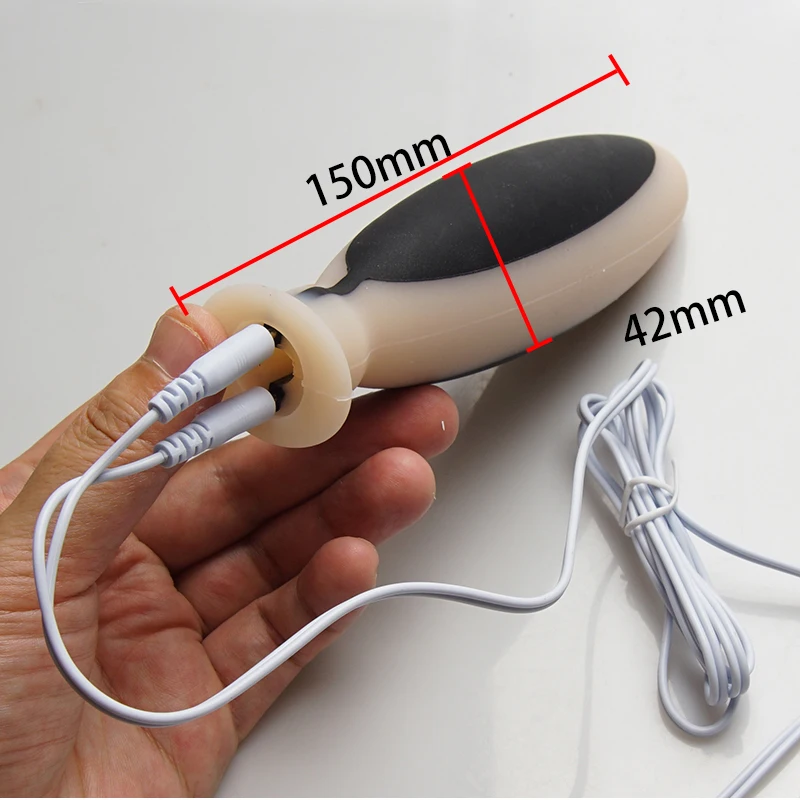 Electro Shock Anal Butt Plug,BDSM Toys,Electric Sex Cock Ring,Electrostimulation Electrostimulator,E stim Estim Stimulation